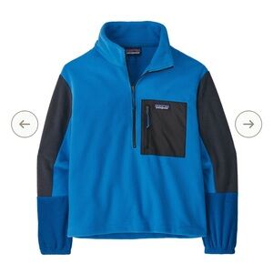 Patagonia Microdini Half-Zip Pullover - Women's in Vessel Blue/Endless Blue